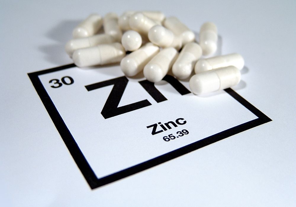 zink hår hud naglar